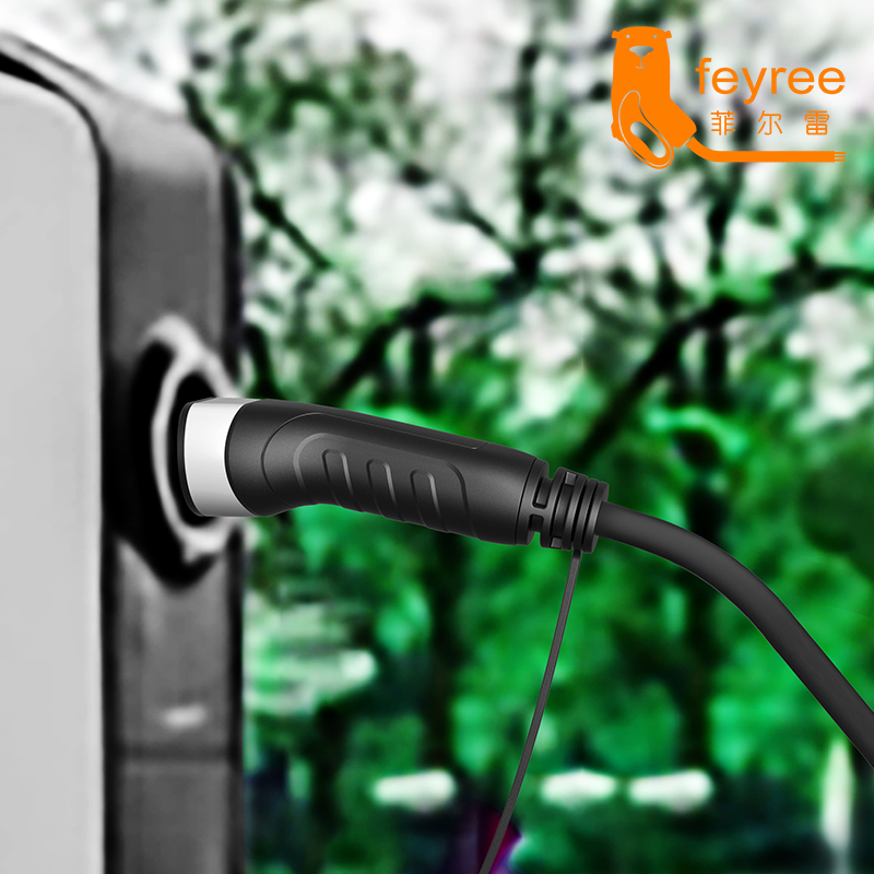 Ev Charger 11Kw Three Phase - feyree Type2 Male Plug EV Charger