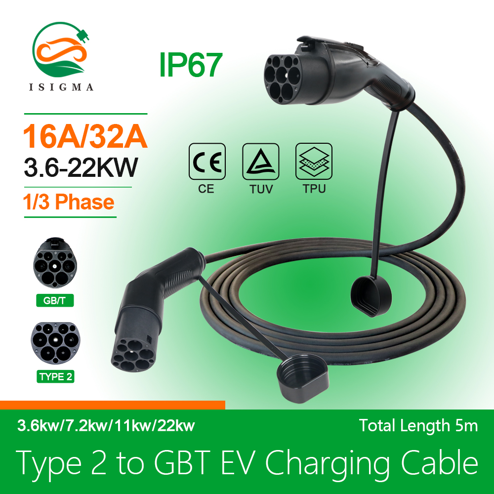 Ev Charger 11Kw Three Phase - Isigma 3.6KW Type 2 to GBT