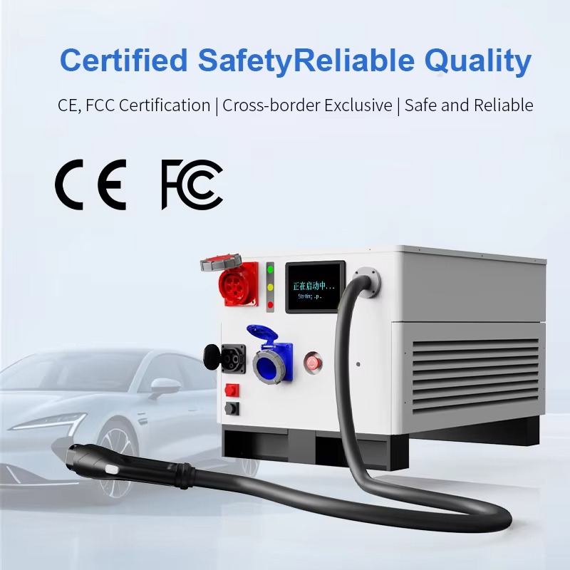 Customized Portable Movable 60 - Ev Charging Station 60Kw Dc Fast recension och pris