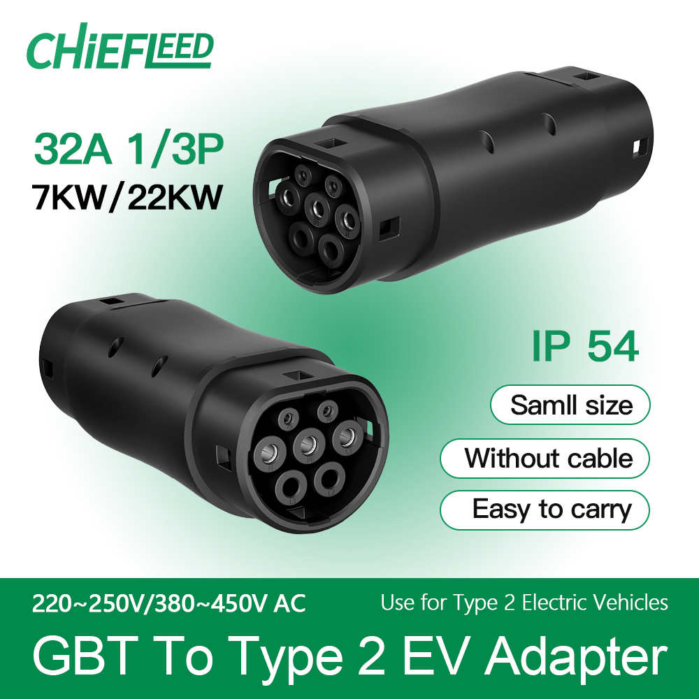 Chiefleed 32A GBT To Type2 EV  - Ev Charging Socket Type 2 22Kw recension och pris