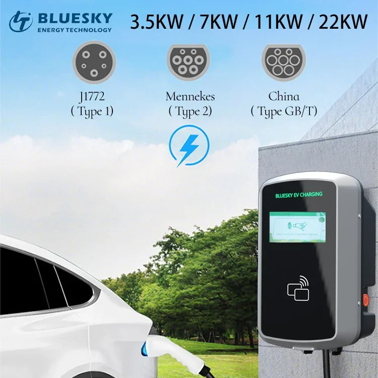 Bluesky home type 2 7kw 11kw 2 - Ev Charger 22Kw Wallbox Type 2 recension och pris
