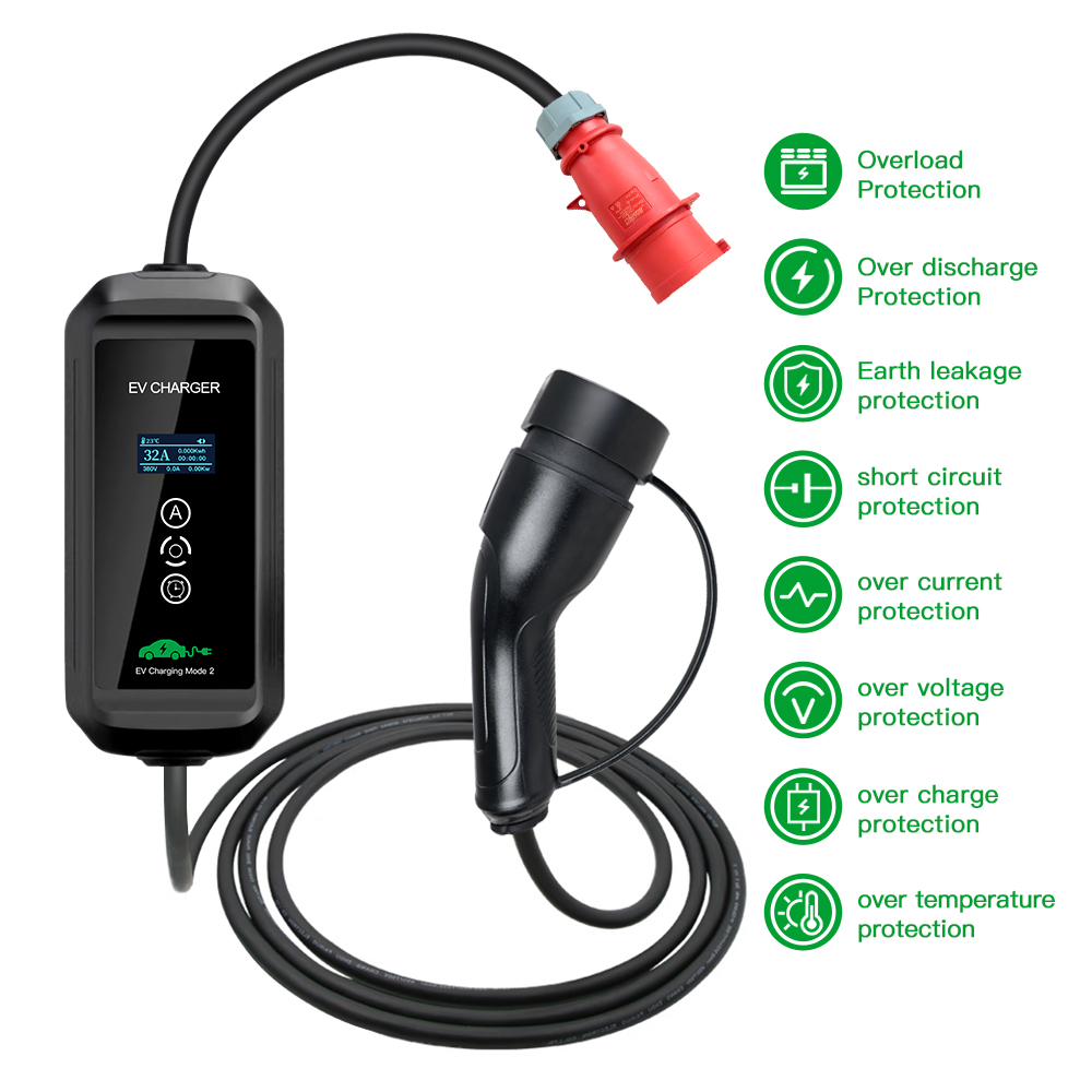 EV Charger 22kw 3 Phase Type 2 - Ev Charging Cable 5M 22Kw recension och pris