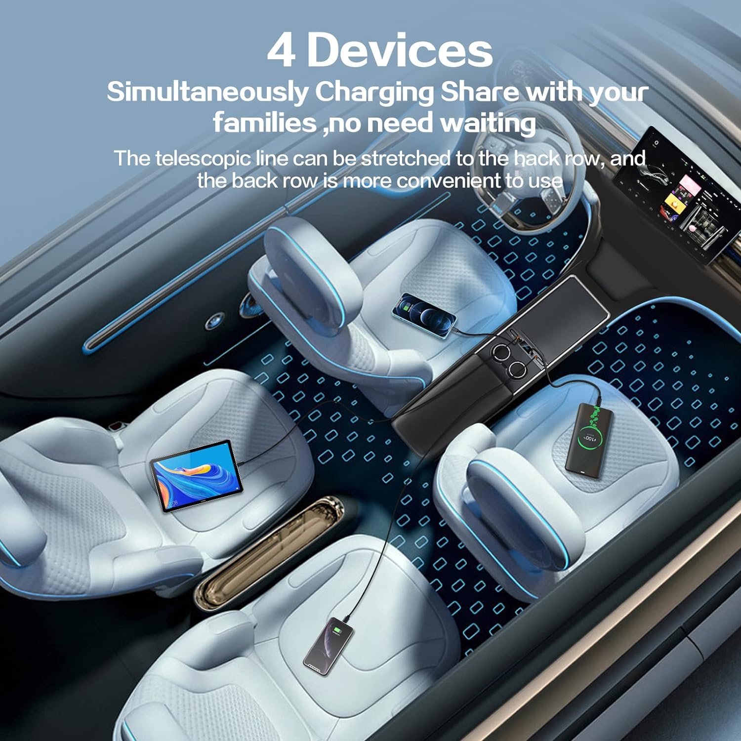 4 in 1 For Tesla Model 3 Model - Ev Charger Adapter Type 2 To Type 1 recension och pris