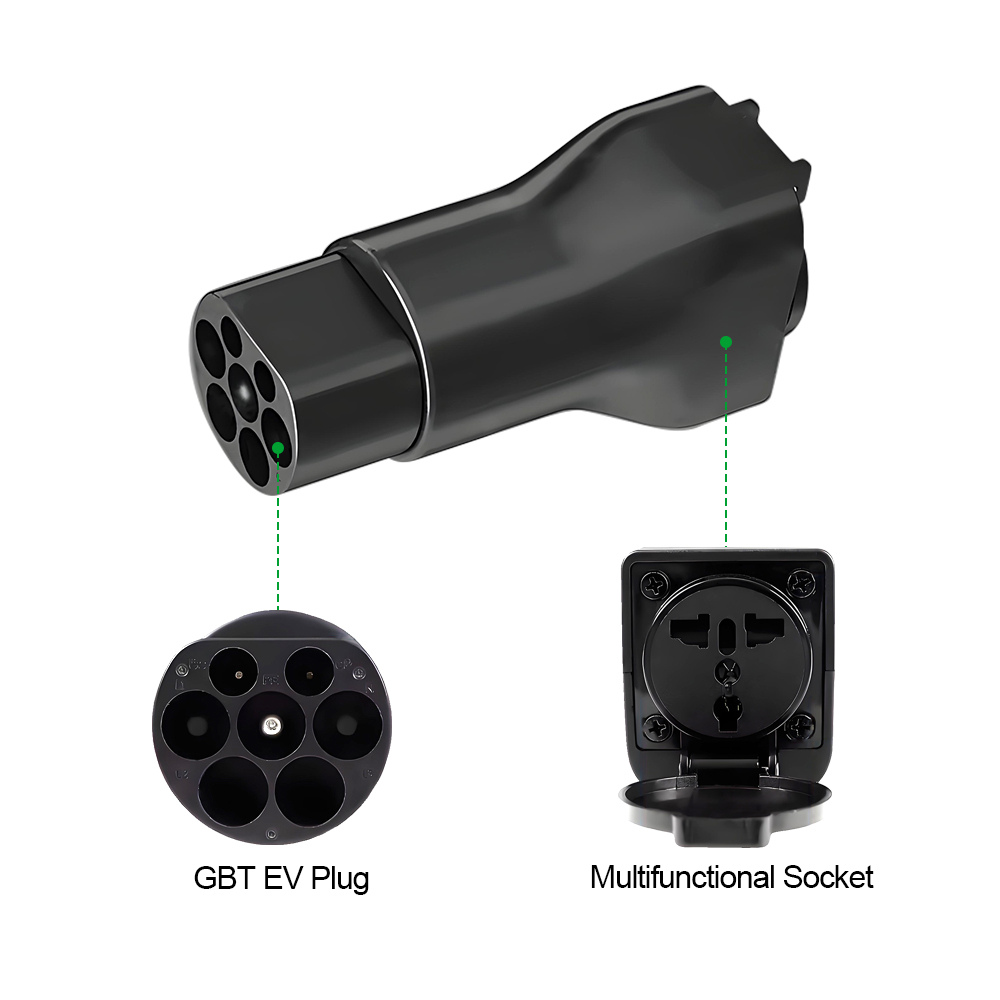 New 16A 3.6KW GBT V2L Type2 Pl - Ev Charger Adapter Type 2 To Type 1 recension och pris