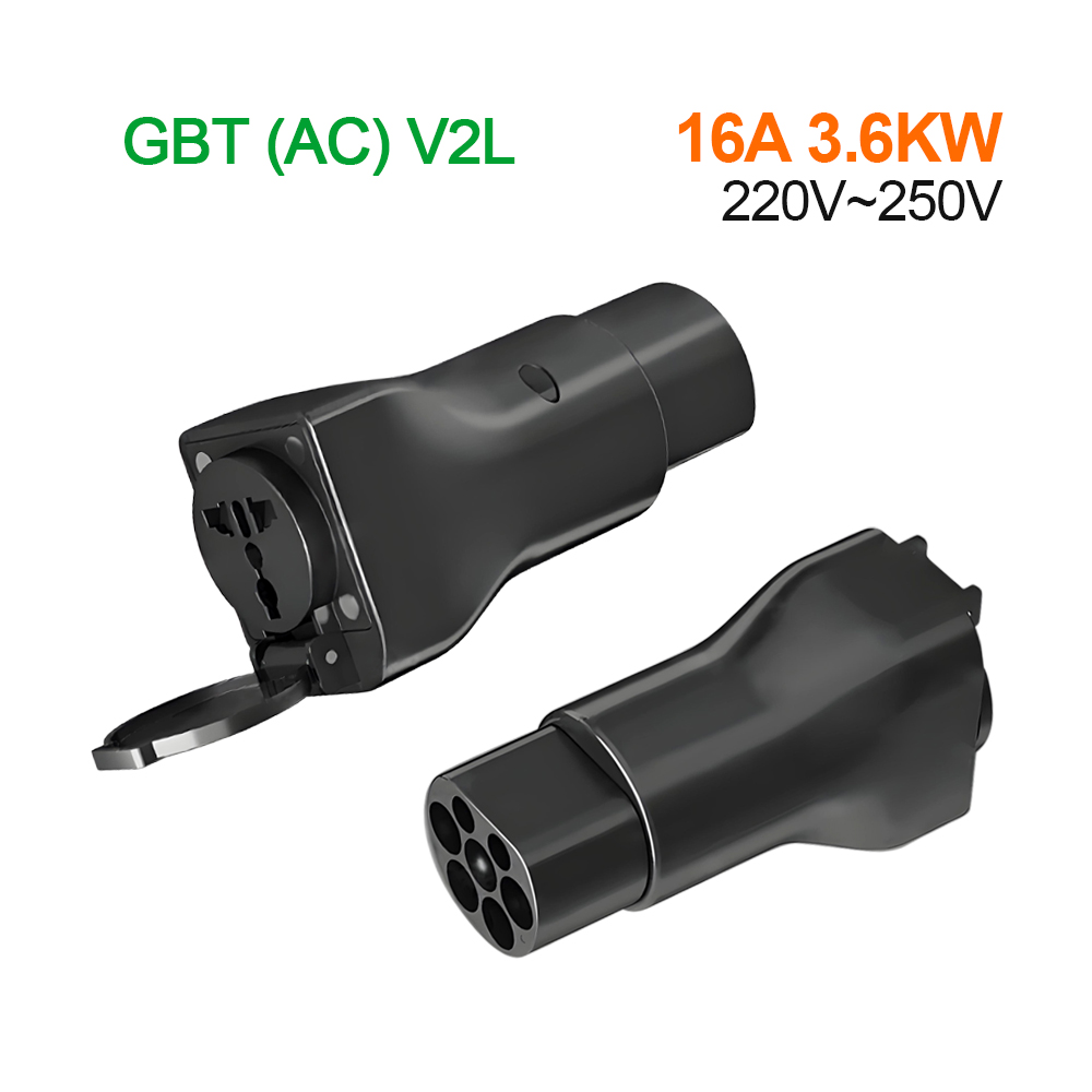 New 16A 3.6KW GBT V2L Type2 Pl - Ev Charger Adapter Type 2 To Type 1 recension och pris