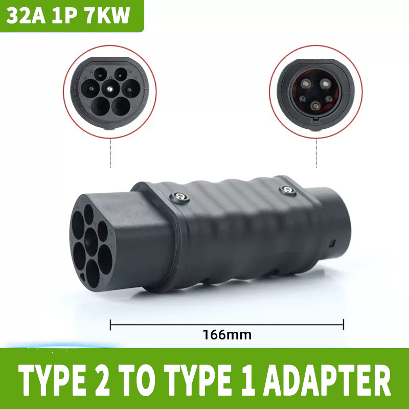 WUFEN For Various EV Charger A - Ev Charger Adapter Type 2 To Type 1 recension och pris