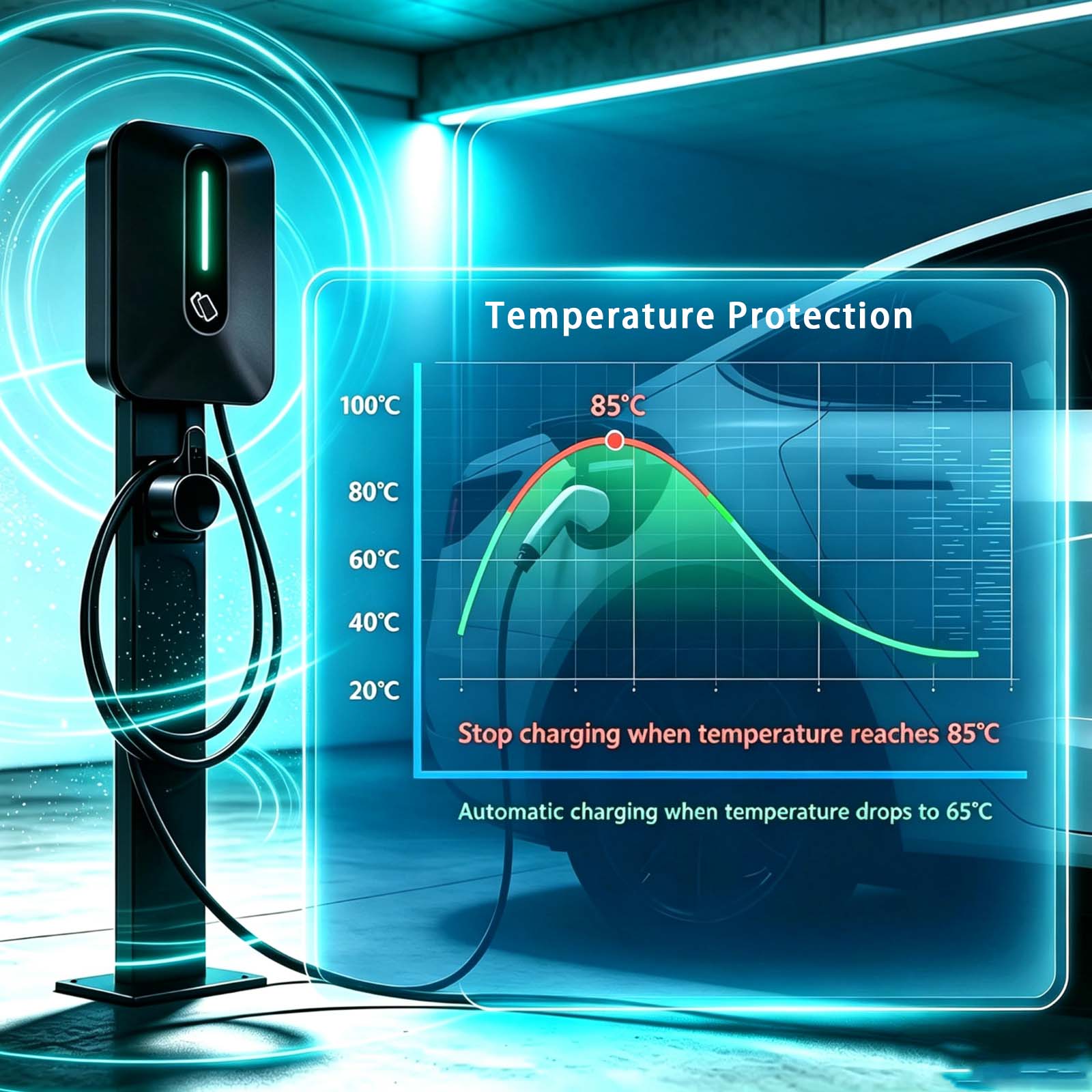 JIGU 11kW EV Charger Three-pha - Ev Charger 11Kw Three Phase recension och pris