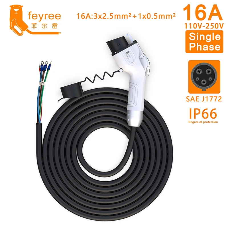 Feyree EV Charging Cable 5m Ty - Ev Charger 7Kw Single Phase recension och pris