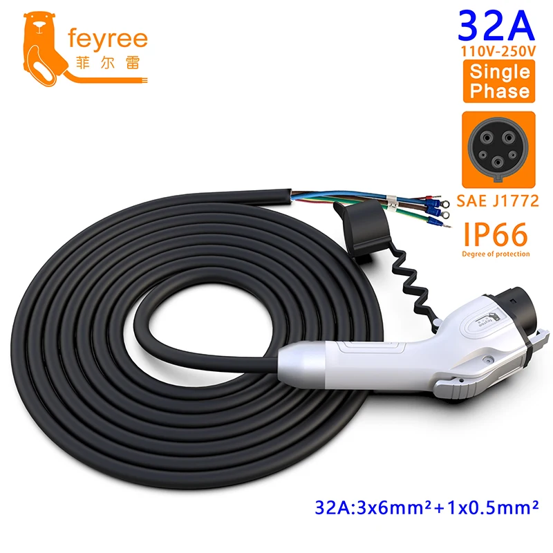 Feyree EV Charging Cable 5m Ty - Ev Charger 7Kw Single Phase recension och pris