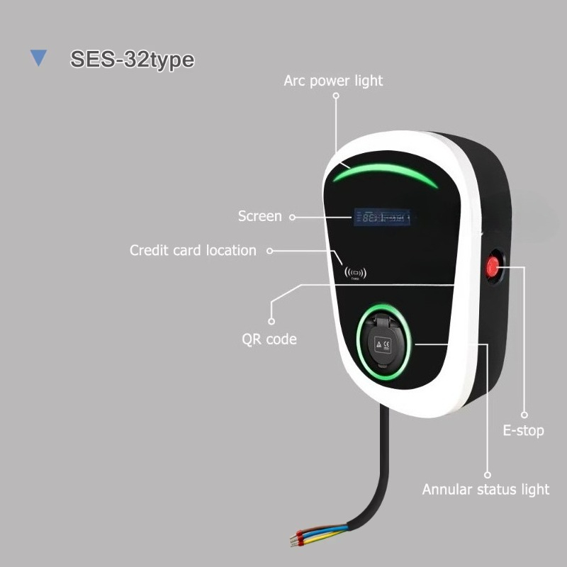 32A 22kw Smart Wifi Fast Ev Ch - Ev Charging Socket Type 2 22Kw recension och pris