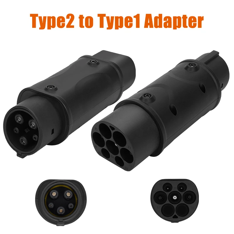 New Electric Vehicle Charging  - Ev Charger Adapter Type 2 To Type 1 recension och pris