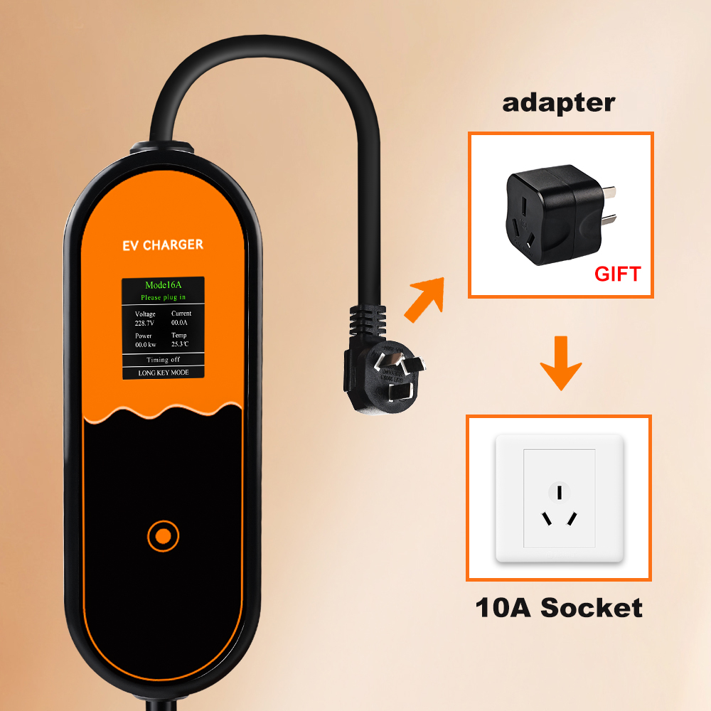 JDMEX 3.5W 16A Portable EV Cha - Portable Ev Charger 16A Adjustable recension och pris
