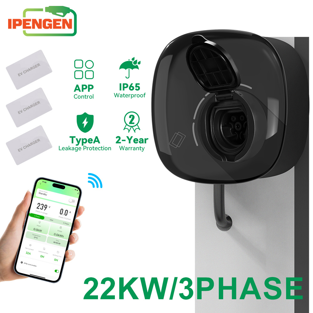 IPENGEN 22KW Type2 EV Charger  - Ev Charger 22Kw Wallbox Type 2 recension och pris