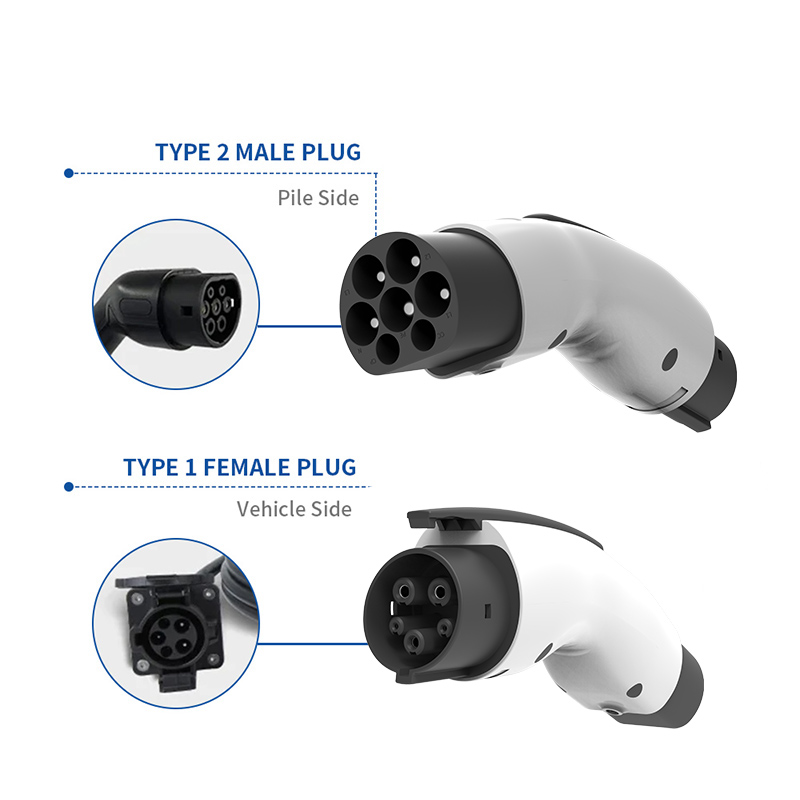 WUFEN Type2 to Type1 EV Charge - Ev Charger Adapter Type 2 To Type 1 recension och pris