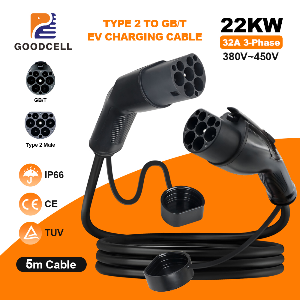 GOODCELL Type 2 to GBT 16/32A  - Ev Charging Socket Type 2 22Kw recension och pris