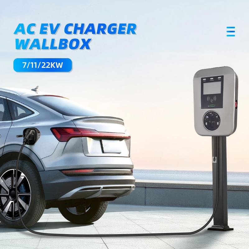 CE TUV Smart 7KW 11KW 22KW AC  - Ev Charging Socket Type 2 22Kw recension och pris