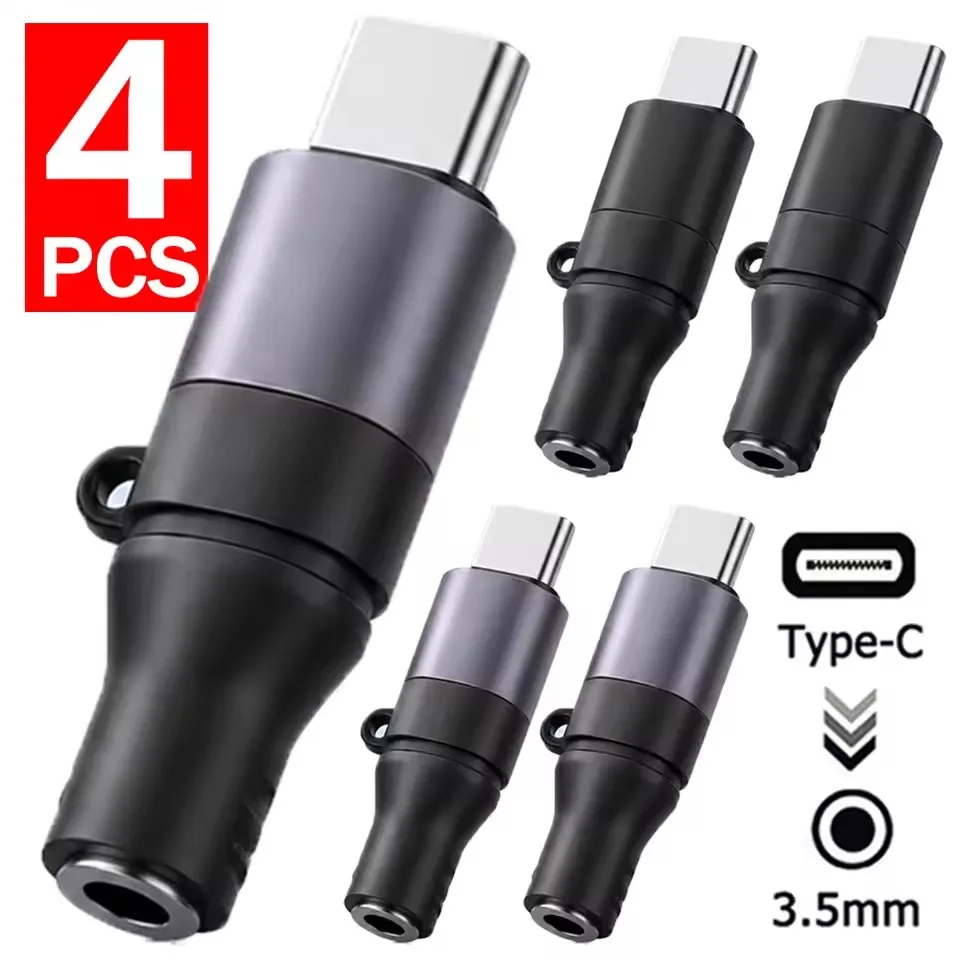1-4Pcs USB Type C To 3.5MM Hea - Ev Charger Adapter Type 2 To Type 1 recension och pris