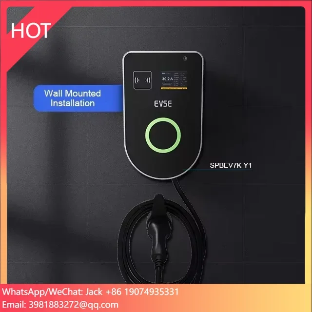 Hot 7kW 11kW 22kW Electric Car - Ev Charger 22Kw Wallbox Type 2 recension och pris