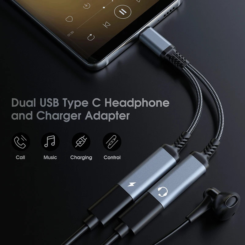 OTG 2 IN 1 USB C Splitter to D - Ev Charger Adapter Type 2 To Type 1 recension och pris