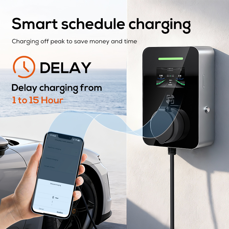 Lifl 7KW/11KW/22KW Wallbox EVS - Ev Charging Socket Type 2 22Kw recension och pris