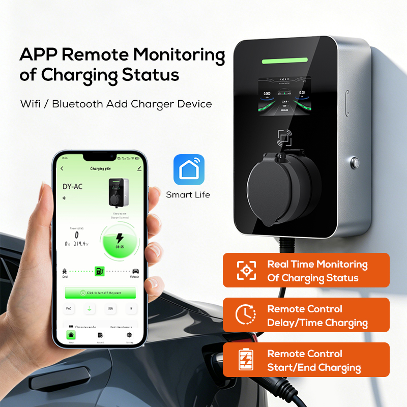 Lifl 7KW/11KW/22KW Wallbox EVS - Ev Charging Socket Type 2 22Kw recension och pris