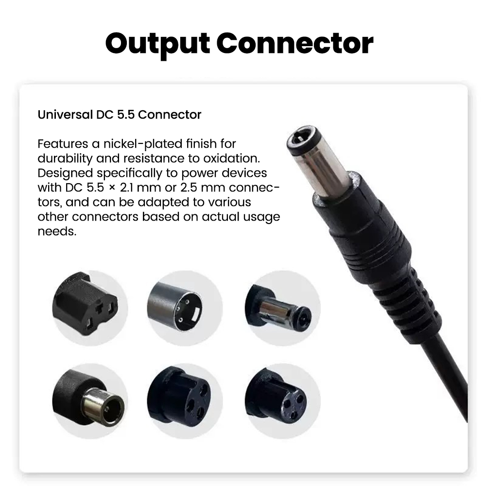 DC Power Adapter Cable to 6-pi - Ev Charger Load Balancing recension och pris