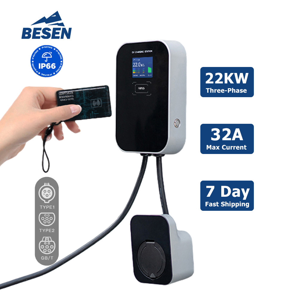 Wholesale EV Wall-mounted Char - Evse Charging Station Rfid recension och pris