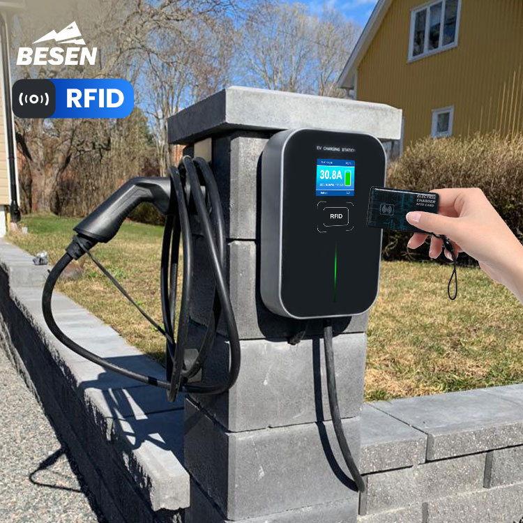 Wholesale EV Wall-mounted Char - Evse Charging Station Rfid recension och pris