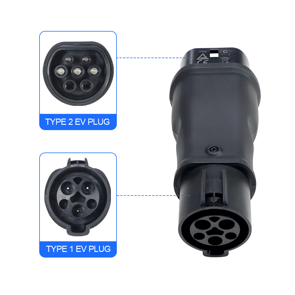 Kolanky Type1 to Type2 EV Char - Ev Charger Adapter Type 2 To Type 1 recension och pris