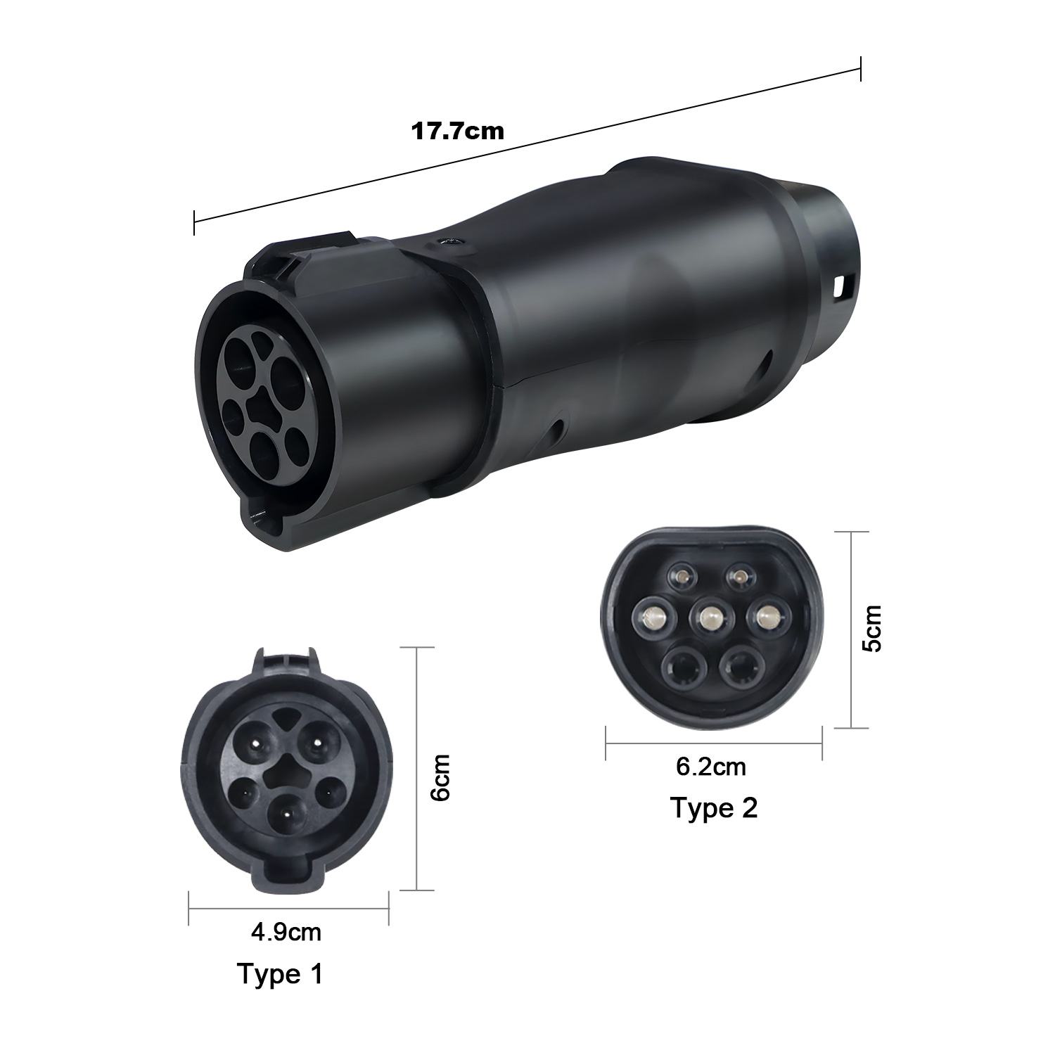 Kolanky 7.2KW 32A 1P Type1 to  - Ev Charging Cable Type 2 32A recension och pris