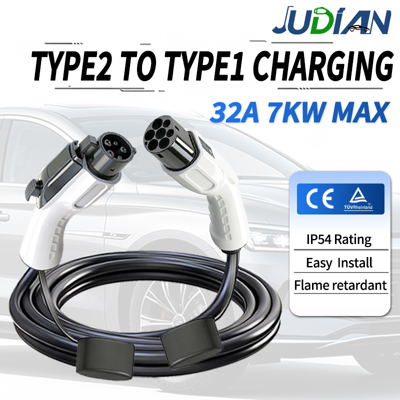 Type2 to Type1 EV Charging Cab - Ev Charging Cable Type 2 32A recension och pris