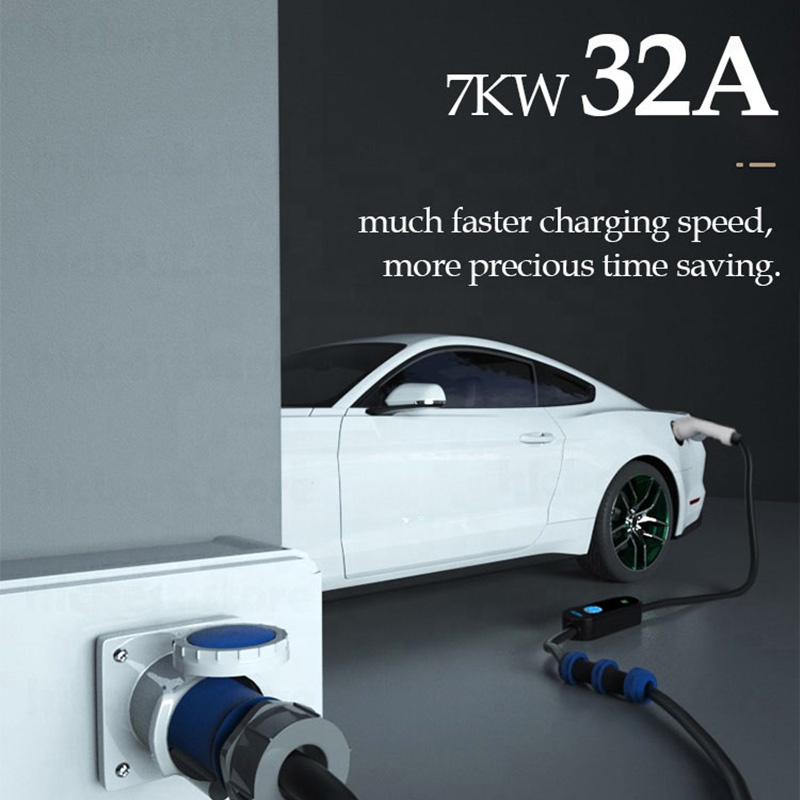7.4 KW 32 Amp Level 2 Electric - Ev Charger 7Kw Single Phase recension och pris