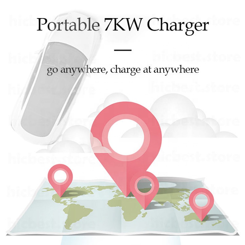 7.4 KW 32 Amp Level 2 Electric - Ev Charger 7Kw Single Phase recension och pris