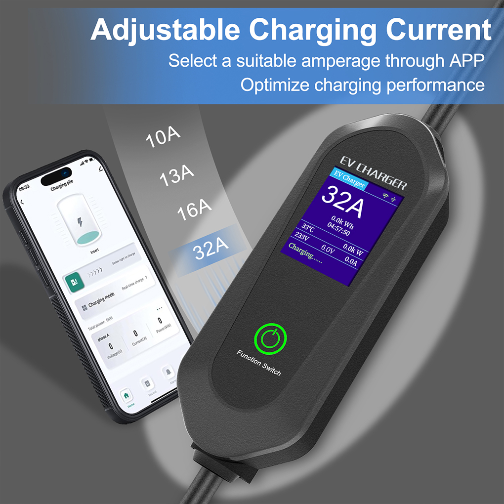 Wall Portable Single-Phase Aut - Ev Charger 7Kw Single Phase recension och pris