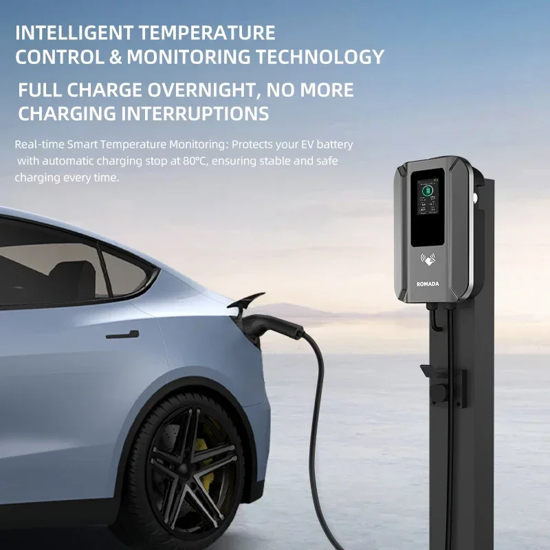 ROMADA AC 7KW  EV Charging Sta - Ev Charging Cable Type 2 32A recension och pris