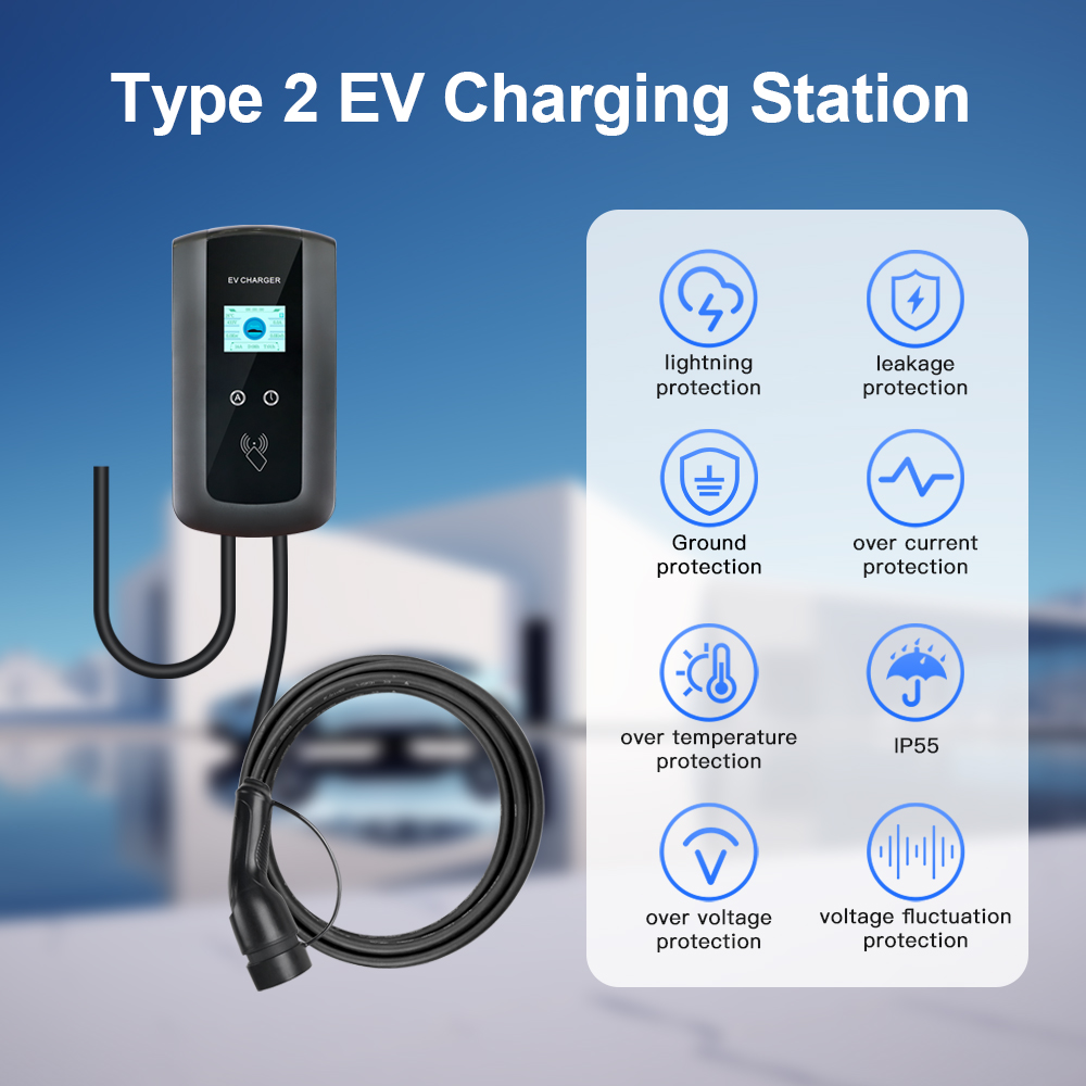 Kolanky 32A 7.2/22KW EV Chargi - Ev Charging Cable 5M 22Kw recension och pris