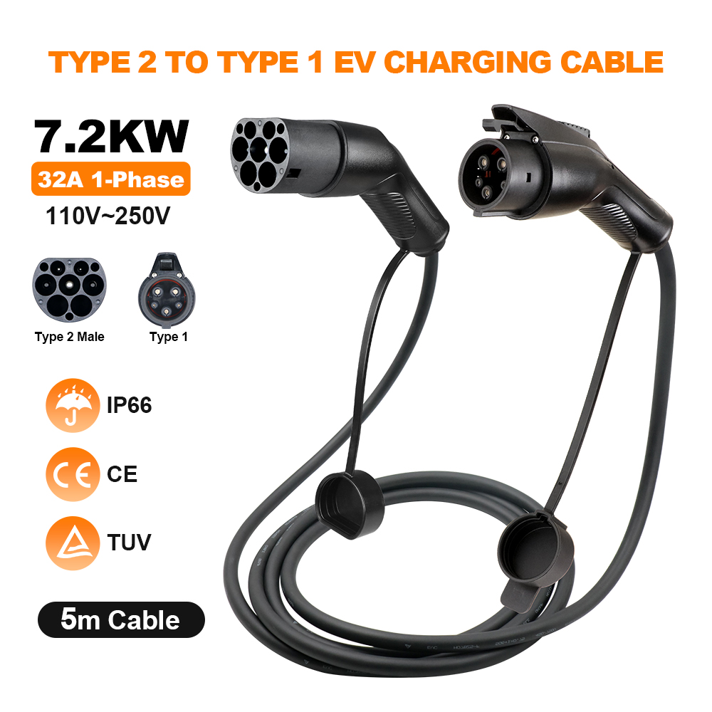 GOODCELL EV Charging Cable 32A - Ev Charging Cable 5M 22Kw recension och pris