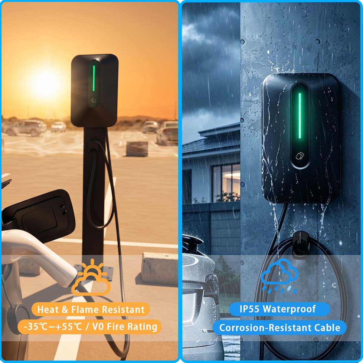 JIGU GBT EV Charger 7kW 11kW 2 - Ev Charger 11Kw Three Phase recension och pris