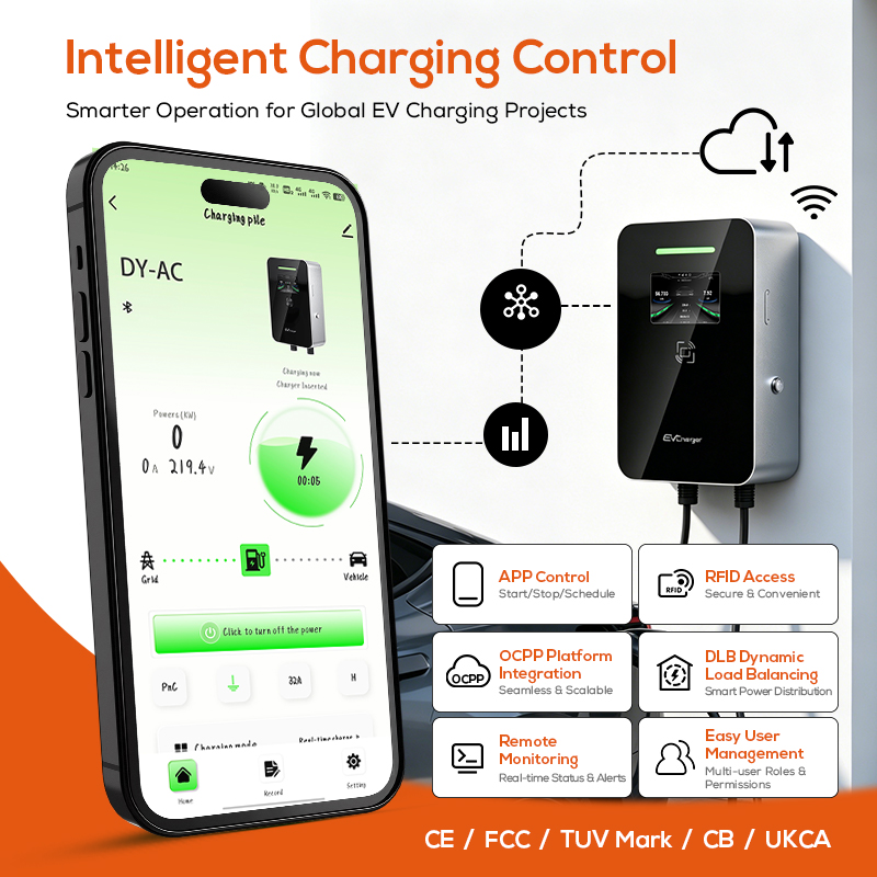 Lifl 7KW 11KW 22KW 3‑Phase Wal - Ev Charger 22Kw Wallbox Type 2 recension och pris