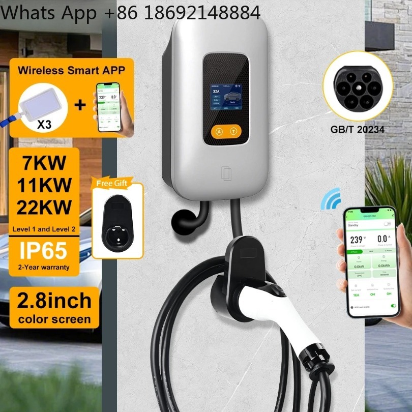 32A EV Charging Station GBT 22 - Ev Charging Cable 5M 22Kw recension och pris