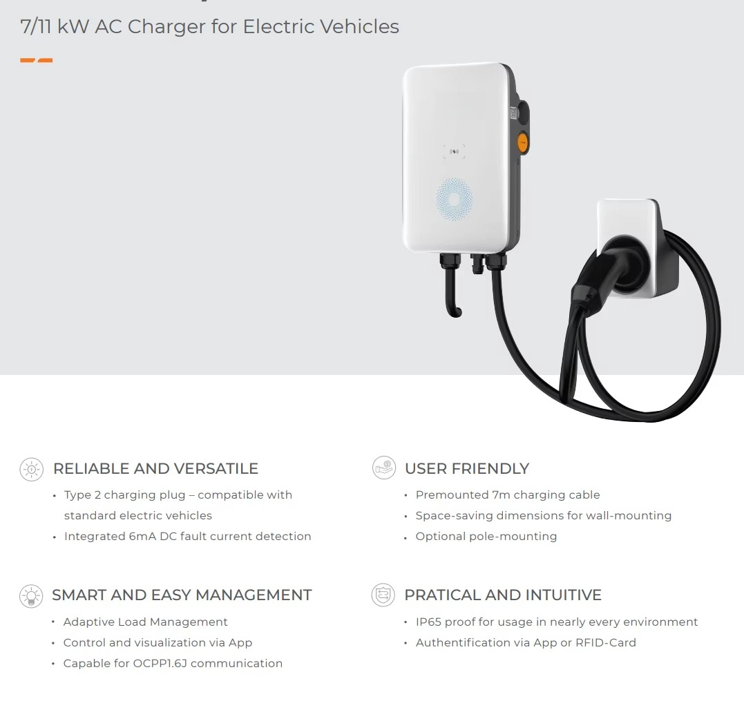 China 7KW AC EV Charger GB/T E - Ev Charger 7Kw Single Phase recension och pris