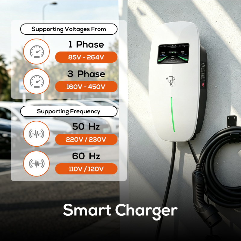 Lifl 7kW 11kW 22kW Wallbox EV  - Ev Charger 22Kw Wallbox Type 2 recension och pris